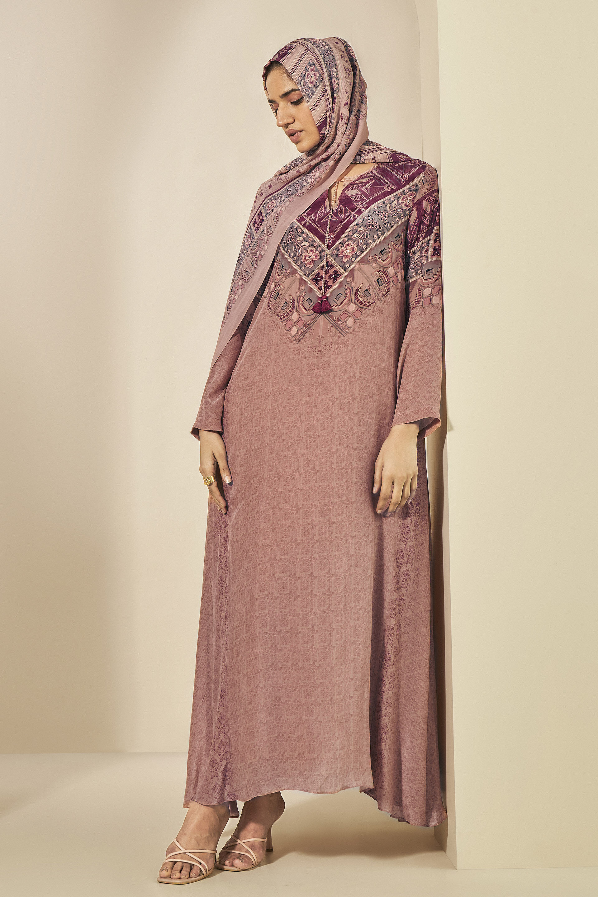 Solana Scarf Onion Pink